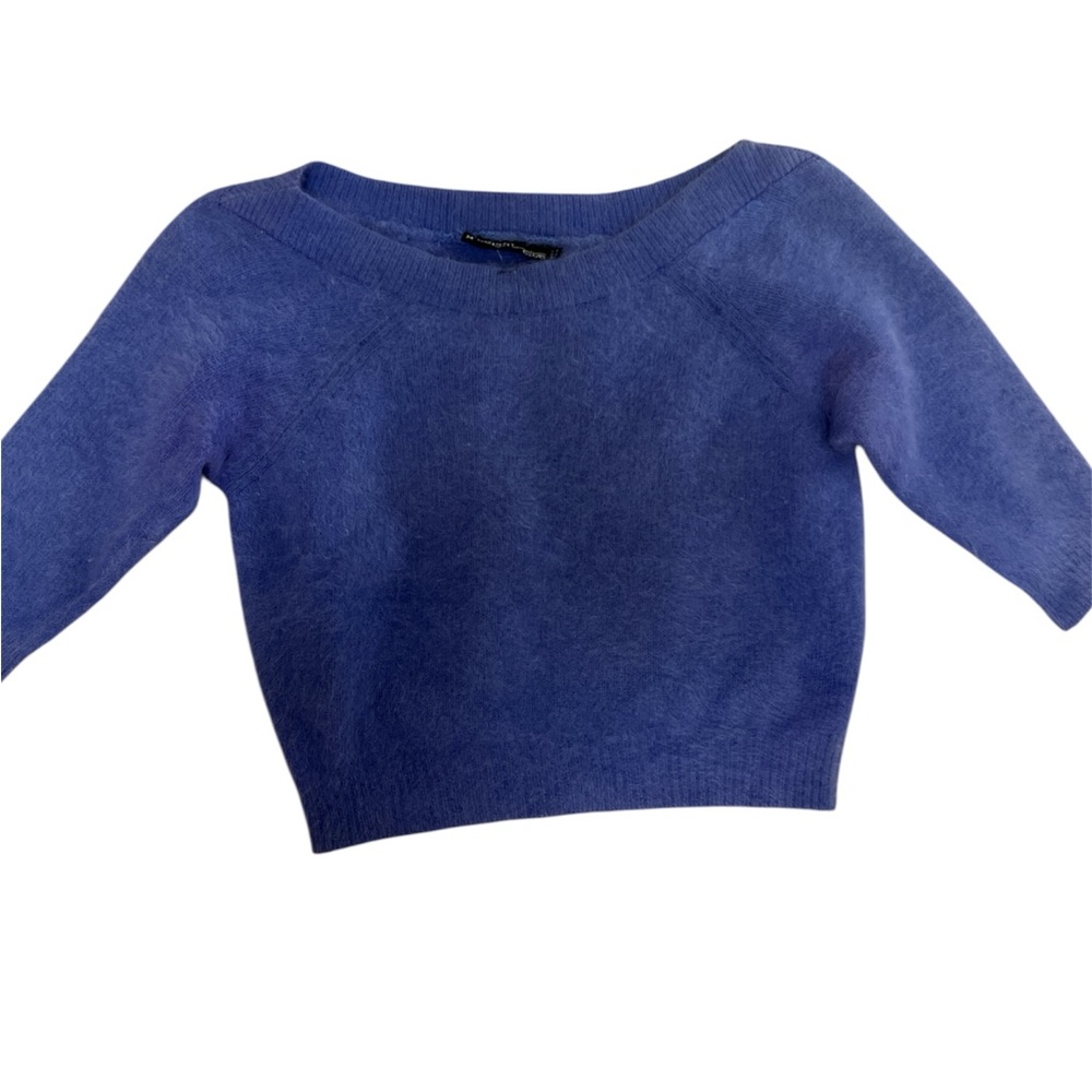 Esprit Off-the-Shoulder Blue Sweater